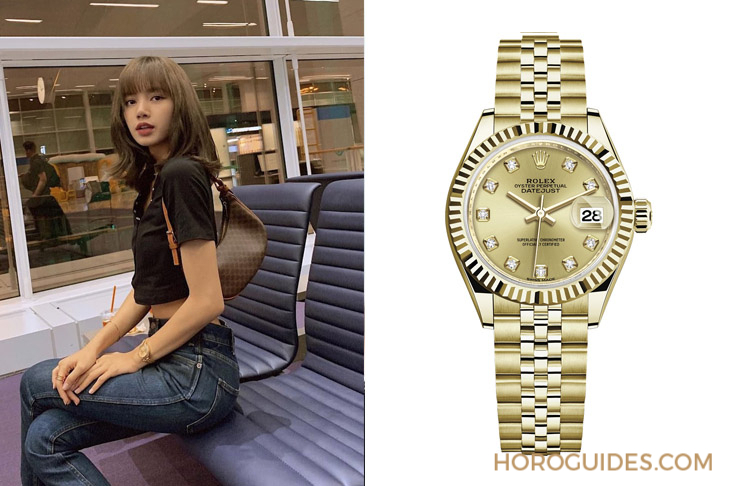 ROLEX - LADY-DATEJUST - 279171-0015 - 小錶戴起來!Blackpink Lisa、Jisoo配戴Rolex Lady-Datejust揭示小而美的時代來了