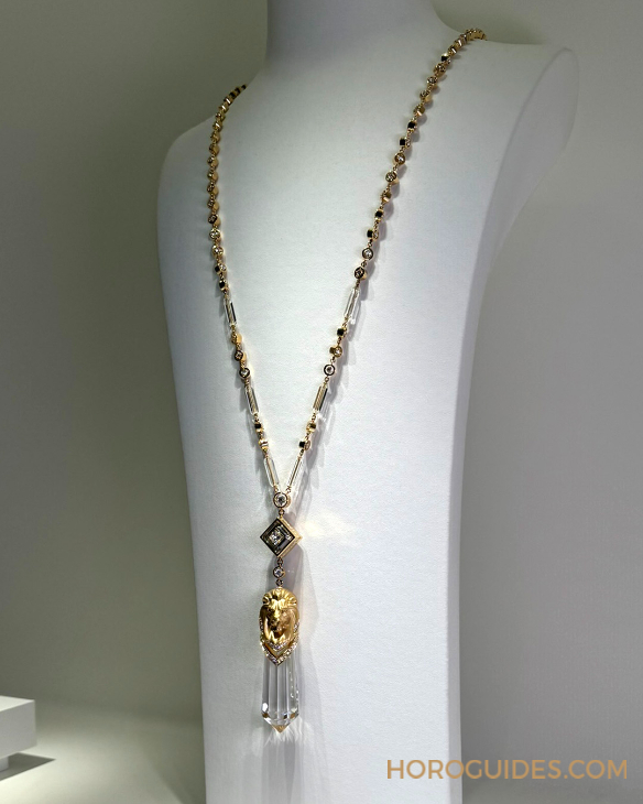 CHANEL - 高級鐘錶 - (Seated Lion 長項鍊錶) - 獅子,永恆的守護|CHANEL The Time of the Lion系列高級製錶