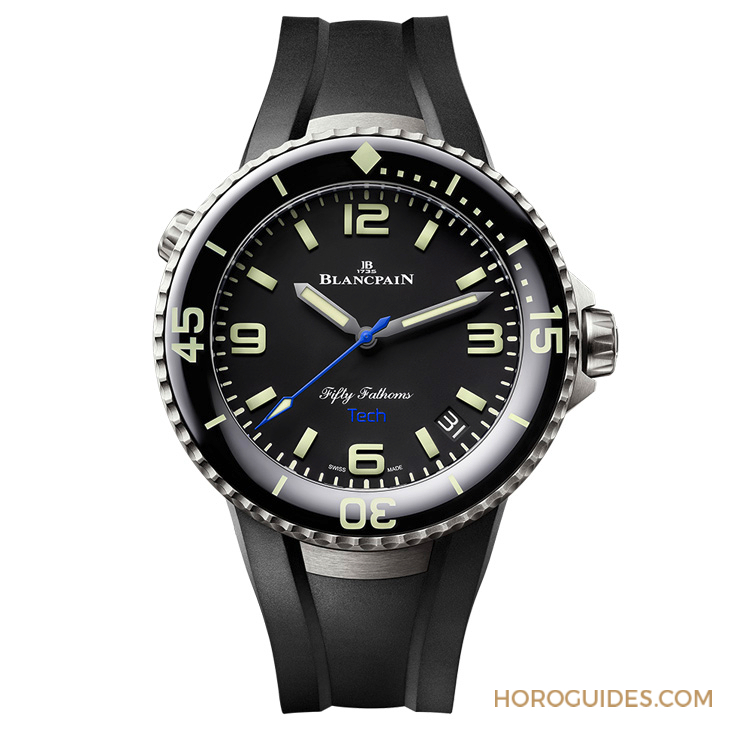 BLANCPAIN - FIFTY FATHOMS - 5029A-12B30-64A - 睽違七年！Blancpain五十噚心繫海洋計畫限量錶第四代採最新「Tech」系列設計現身