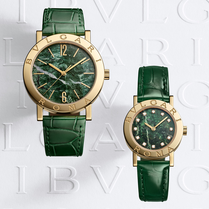 BVLGARI - BVLGARI∙BVLGARI - 104112 - BVLGARI首度以天然大理石錶盤入作｜BVLGARI BVLGARI系列50周年紀念腕錶