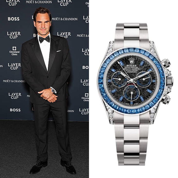 ROLEX - COSMOGRAPH DAYTONA - 126599TSA - 漸變藍寶石圈、黑曜石錶盤，費德勒配戴隱藏版Rolex Daytona 2025年新作現身