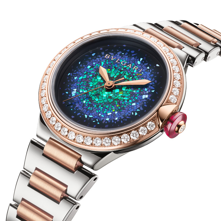 BVLGARI - LVCEA - 104243 - 以日本螺鈿漆藝構築光之馬賽克|BVLGARI Lvcea Notte Di Luce限量腕錶