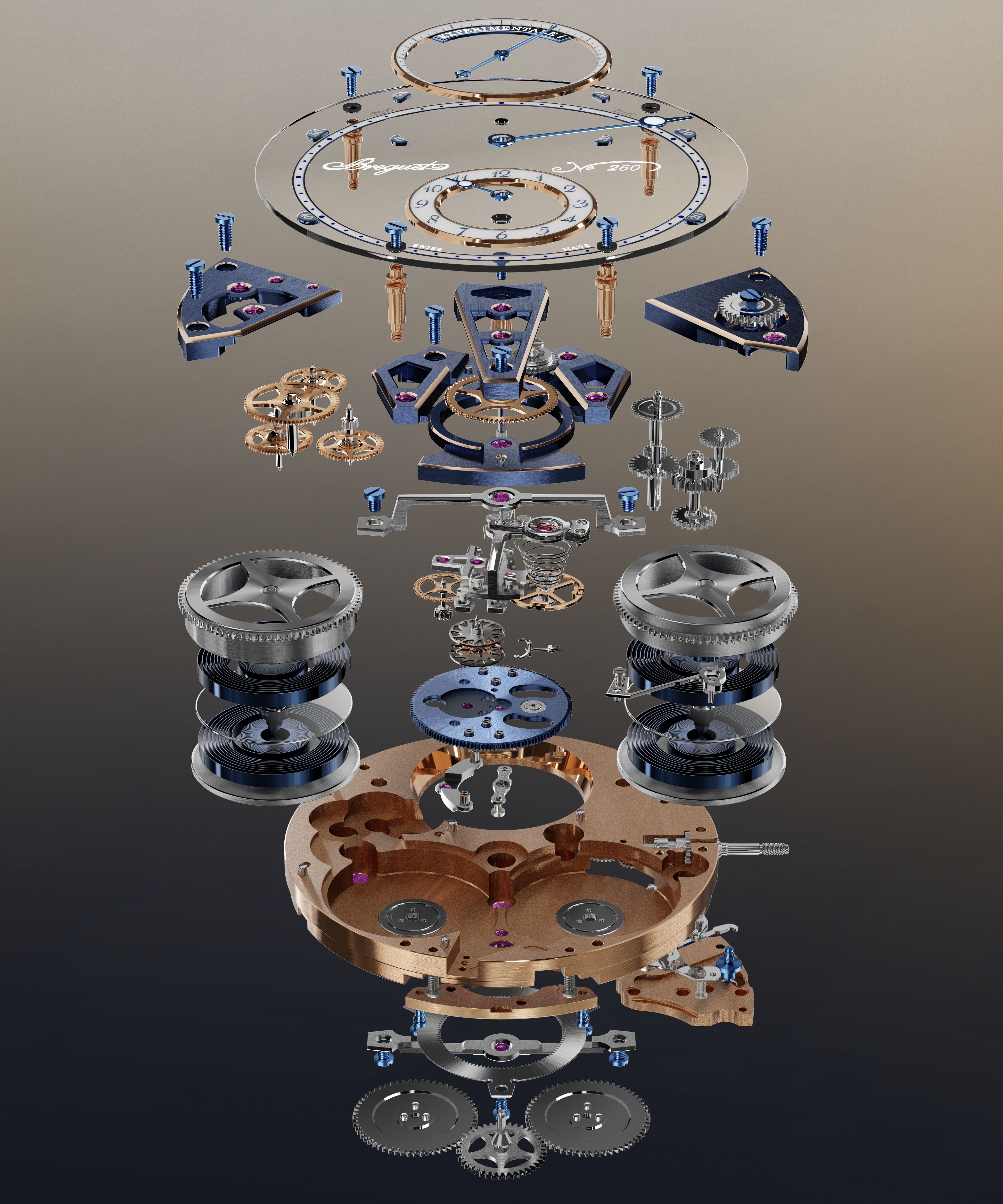 BREGUET - MARINE - E001BH/S9/5ZV - Breguet Experimentale 1:以 10 赫茲磁力擒縱陀飛輪開啟未來製錶新篇章