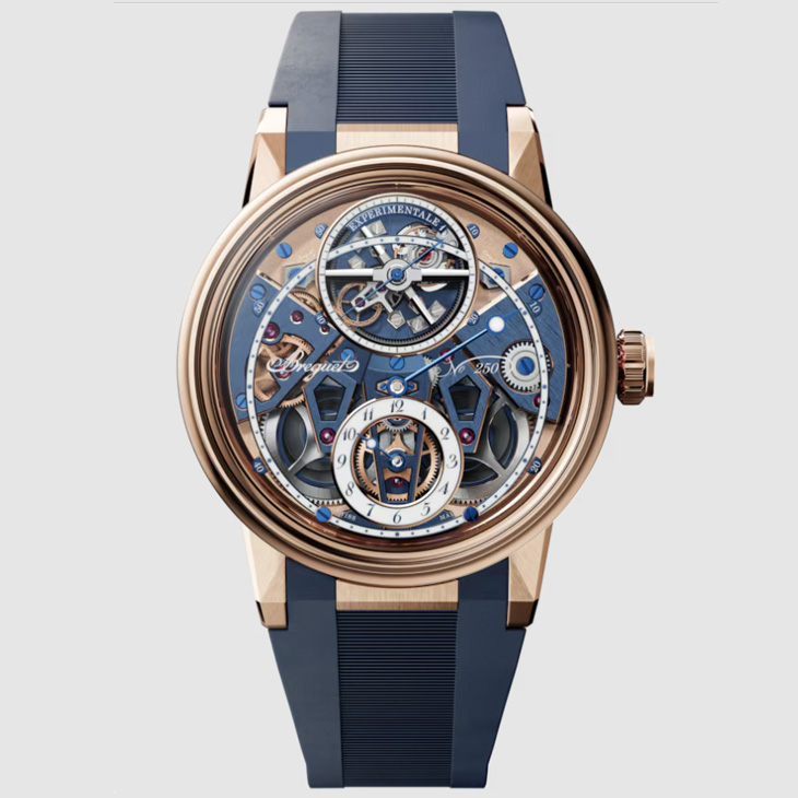 BREGUET - MARINE - E001BH/S9/5ZV - Breguet Experimentale 1:以 10 赫茲磁力擒縱陀飛輪開啟未來製錶新篇章