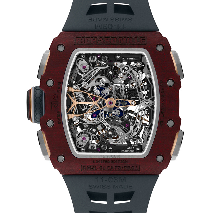 RICHARD MILLE - LIMITED EDITION - RM41-01 - 精準掌握足球賽事攻防節奏｜Richard Mille RM41-01足球陀飛輪腕錶