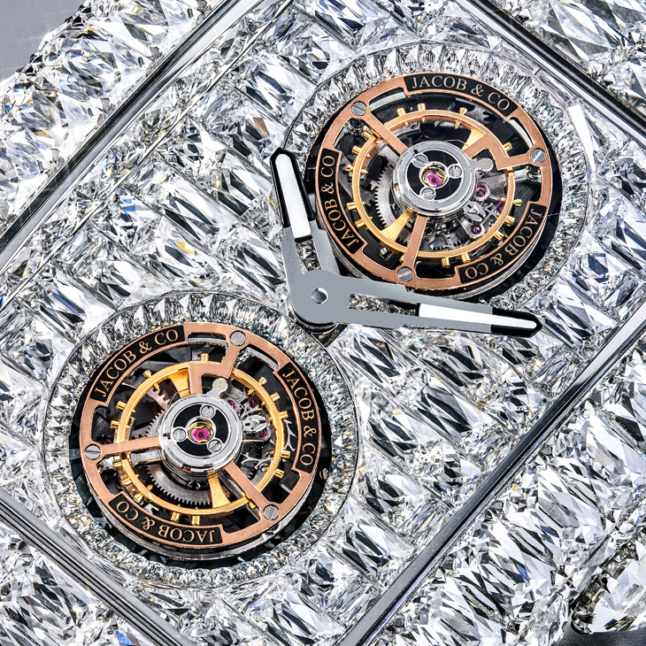 JACOB & CO. - HIGH JEWELRY MASTERPIECES - BL140.30.BD.AC.A - 火光進化,全球首見Angel Cut專利鑽石車工|Jacob & Co. Billionaire雙飛行陀飛輪腕錶