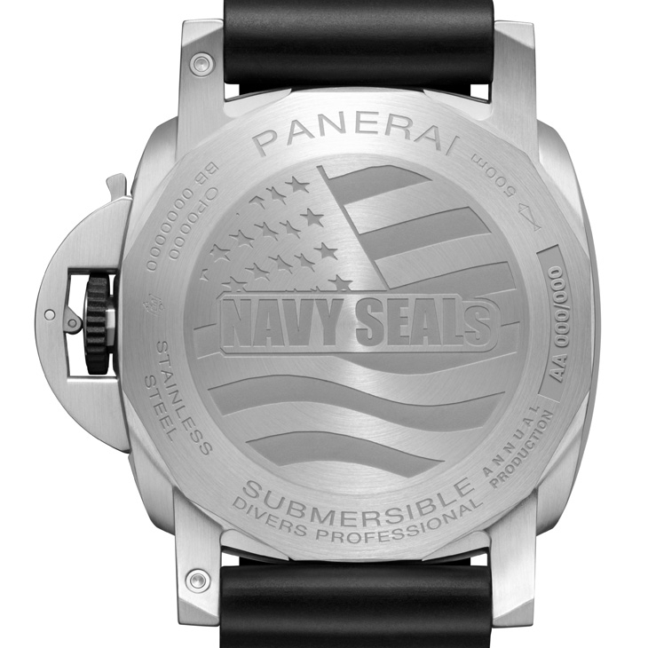 PANERAI - SUBMERSIBLE - PAM01738 - 海豹突擊隊,深海出任務!Panerai Submersible Navy SEALs腕錶PAM01738