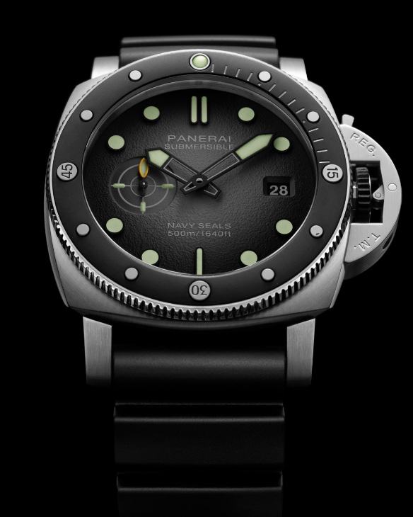 PANERAI - SUBMERSIBLE - PAM01738 - 海豹突擊隊,深海出任務!Panerai Submersible Navy SEALs腕錶PAM01738