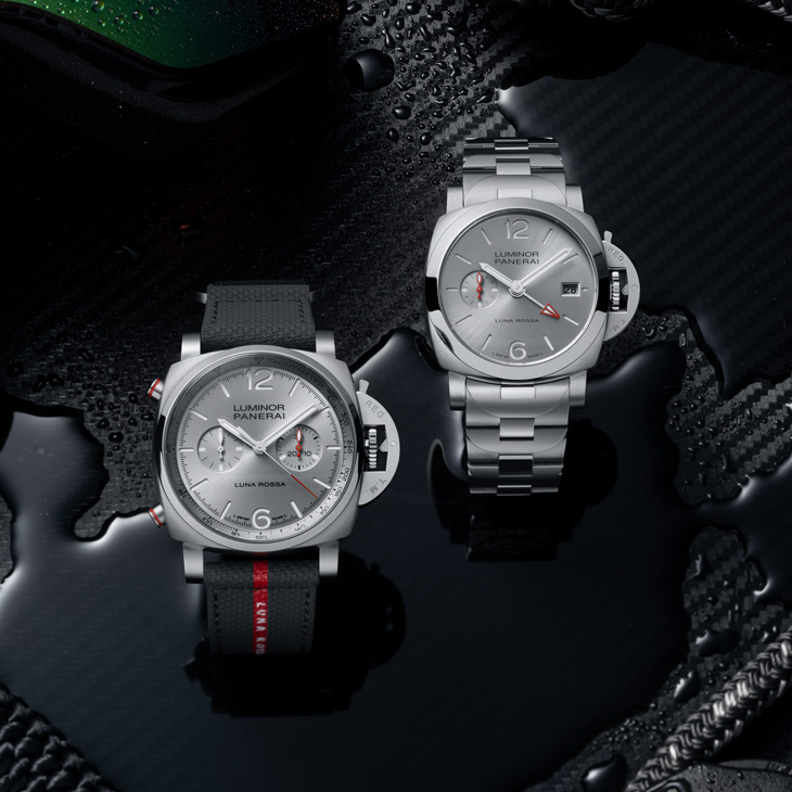 PANERAI - LUMINOR - PAM01768 - 為2027美洲盃倒數!Panerai Luna Rossa系列首次搭載魔鬼氈錶帶與金屬鍊帶