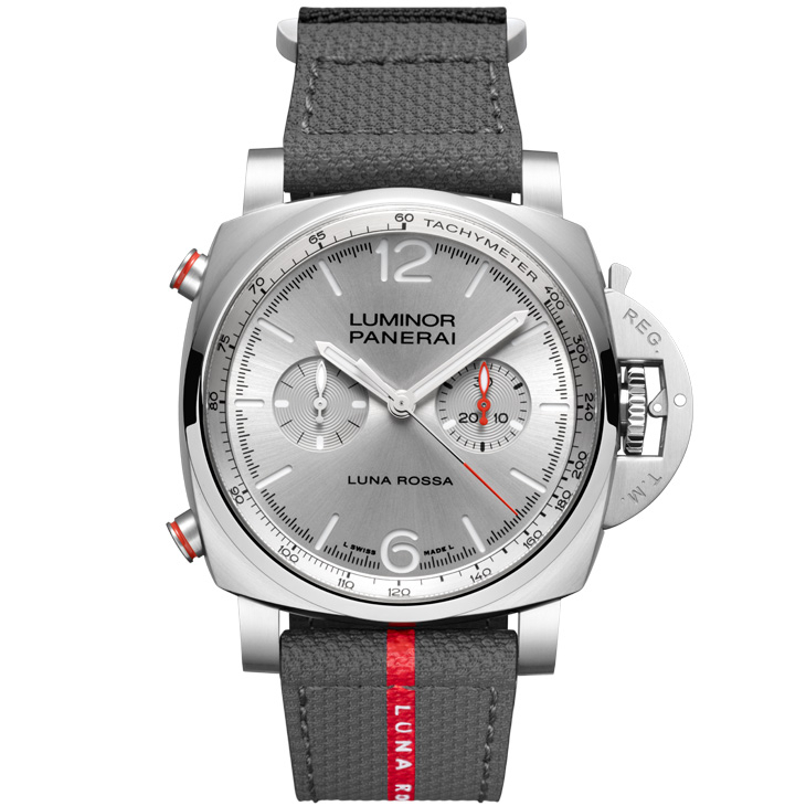 PANERAI - LUMINOR - PAM01768 - 為2027美洲盃倒數!Panerai Luna Rossa系列首次搭載魔鬼氈錶帶與金屬鍊帶