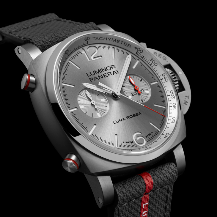 PANERAI - LUMINOR - PAM01768 - 為2027美洲盃倒數!Panerai Luna Rossa系列首次搭載魔鬼氈錶帶與金屬鍊帶
