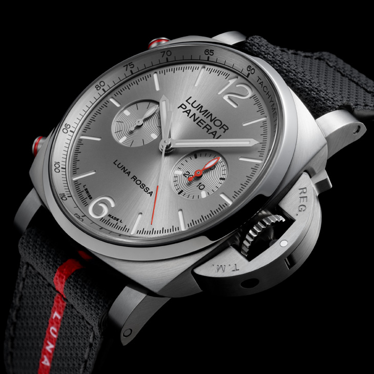 PANERAI - LUMINOR - PAM01768 - 為2027美洲盃倒數!Panerai Luna Rossa系列首次搭載魔鬼氈錶帶與金屬鍊帶