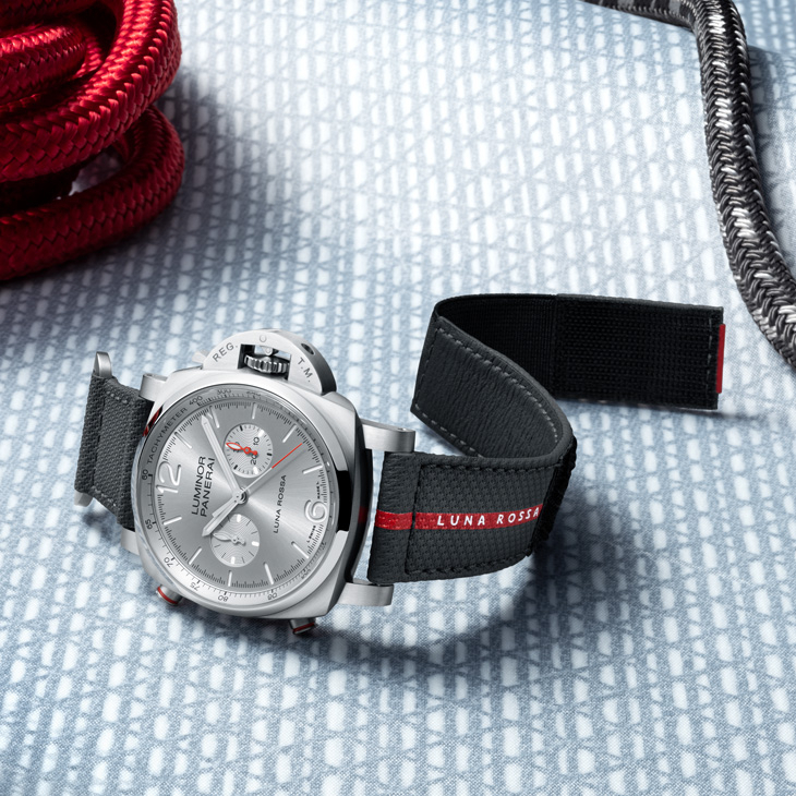 PANERAI - LUMINOR - PAM01768 - 為2027美洲盃倒數!Panerai Luna Rossa系列首次搭載魔鬼氈錶帶與金屬鍊帶