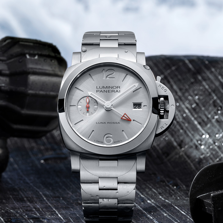 PANERAI - LUMINOR - PAM01768 - 為2027美洲盃倒數!Panerai Luna Rossa系列首次搭載魔鬼氈錶帶與金屬鍊帶