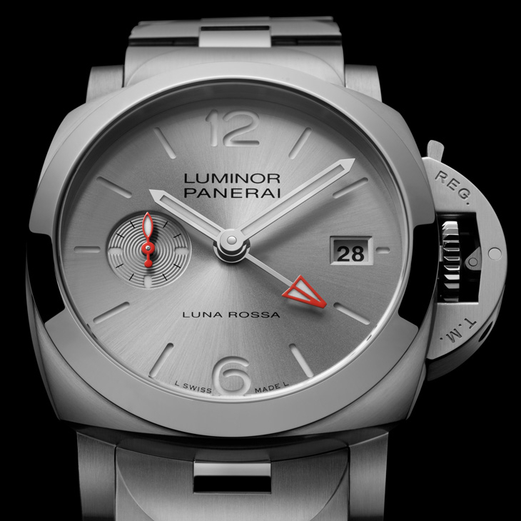 PANERAI - LUMINOR - PAM01768 - 為2027美洲盃倒數!Panerai Luna Rossa系列首次搭載魔鬼氈錶帶與金屬鍊帶