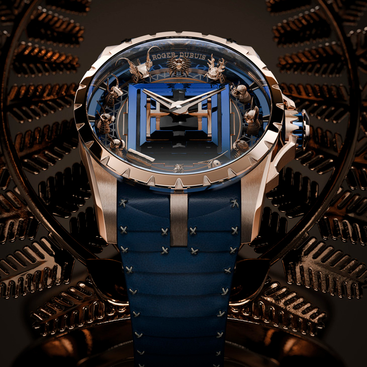 ROGER DUBUIS - EXCALIBUR - DBEX1139 - 圓桌騎士名場面移師江戶城,戰國群雄披甲入席|Roger Dubuis王者系列日本武士限量腕錶