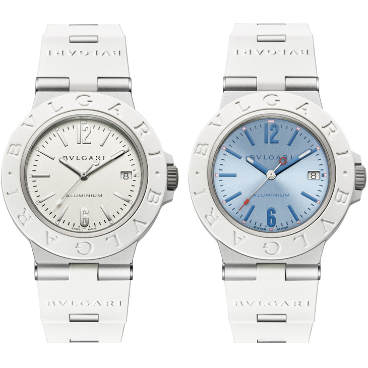 BVLGARI - BVLGARI∙BVLGARI - 104309 - 珍珠母貝馬賽克、冰藍&純白,夏日氛圍注入BVLGARI BVLGARI系列腕錶2026新作