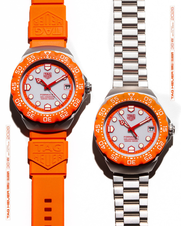 TAG HEUER - FORMULA 1 - WBY111L.BA0042 - 荷蘭橘,見證F1荷蘭大獎賽最終回|TAG Heuer Formula 1 Solargraph腕錶焰橘限量款