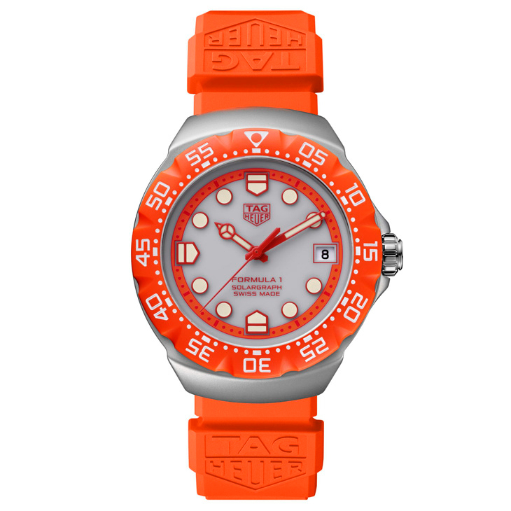 TAG HEUER - FORMULA 1 - WBY111L.BA0042 - 荷蘭橘,見證F1荷蘭大獎賽最終回|TAG Heuer Formula 1 Solargraph腕錶焰橘限量款