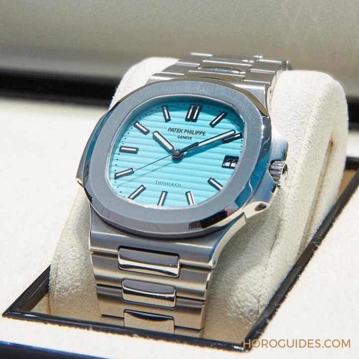 PATEK PHILIPPE - NAUTILUS - 5711/1A-018 - 百達翡麗5711 Tiffany Blue，成交價台幣1億8000萬、港幣5000萬