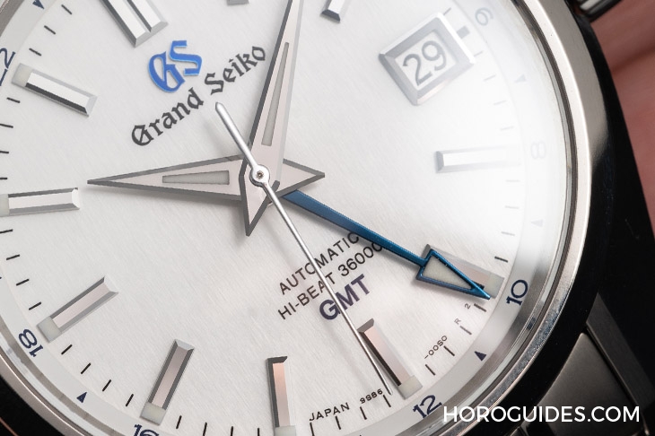 GRAND SEIKO - Heritage - SBGJ255 - 少見的藍色GS logo!白面藍針GRAND SEIKO Hi-beat GMT為44GS 55週年揭開序幕