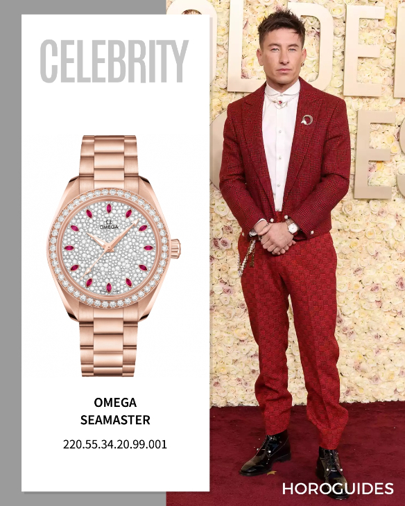 OMEGA - DE VILLE - 435.53.40.21.11.002 - 2024金球獎典禮,明星們佩戴的手錶與珠寶
