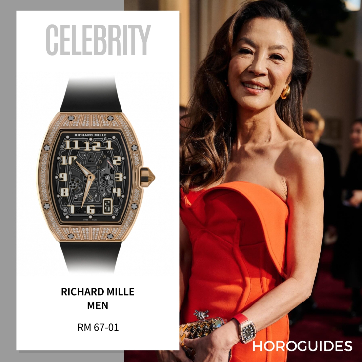 OMEGA - DE VILLE - 435.53.40.21.11.002 - 2024金球獎典禮,明星們佩戴的手錶與珠寶