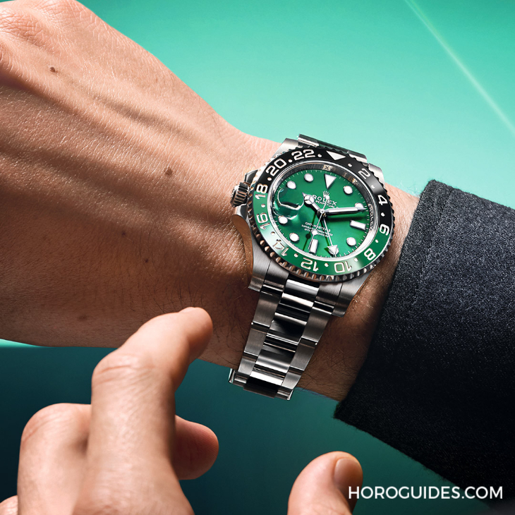 ROLEX - GMT-MASTER II - 126729VTNR-0001 - 綠色果然是ROLEX的特別色:GMT-Master II左冠綠黑圈推出勞力士首款陶瓷錶面126729VTNR