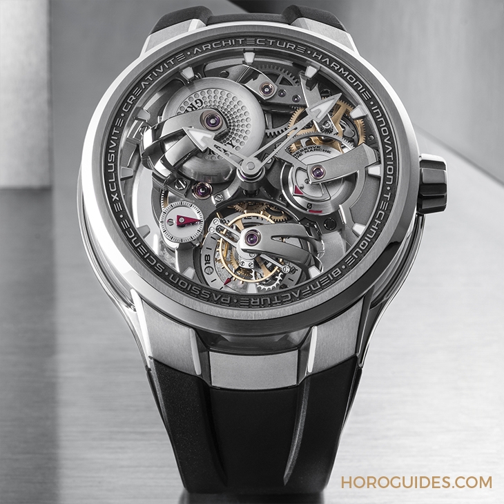 GREUBEL FORSEY - TOURBILLON 24 SECONDES - (TOURBILLON 24 SECONDES ARCHITECTURE) - 腕上立體機械之城|GREUBEL FORSEY Tourbillon 24 Secondes Architecture