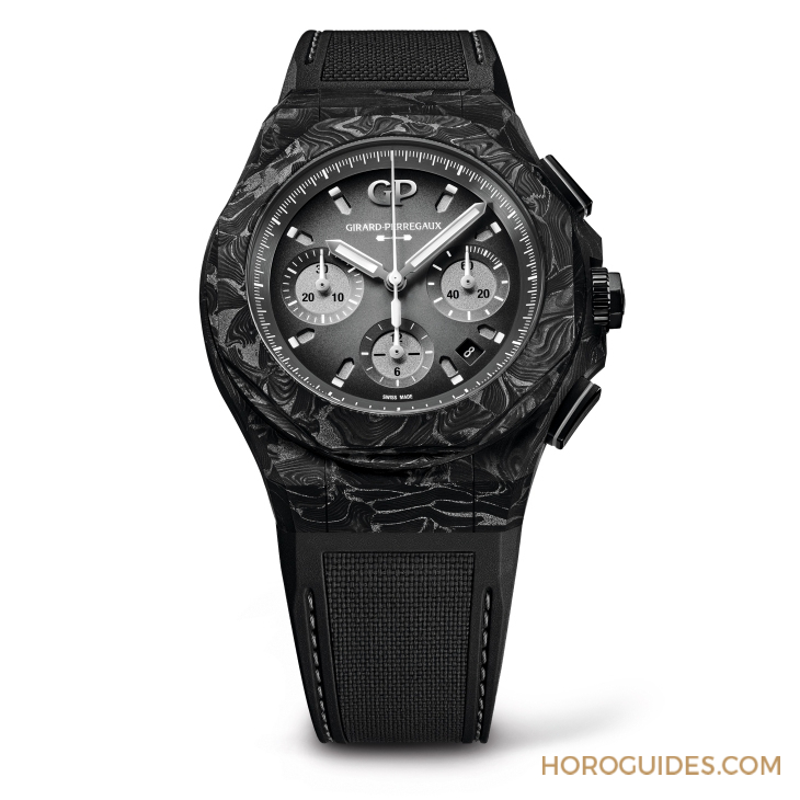 GIRARD-PERREGAUX - LAUREATO - 81060-41-3222-1CX - 令人驚「碳」 創新複合材質新錶登場|GP Laureato Absolute Chronograph 8Tech