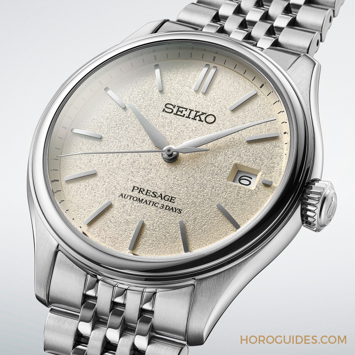 SEIKO - PRESAGE - SPB469 - 絲綢紋理入錶，首見日本傳統四色錶盤｜SEIKO全新Presage Classic系列錶款