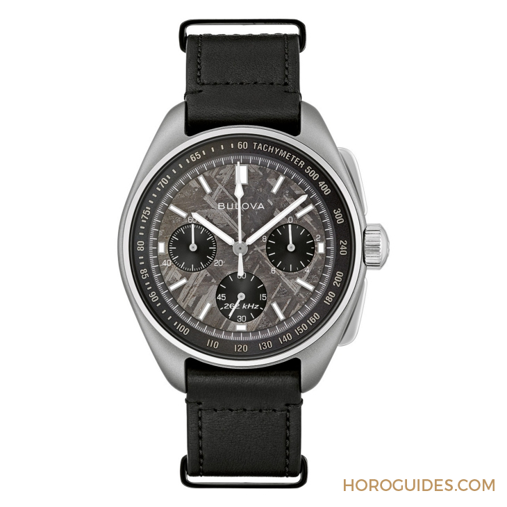 BULOVA - Lunar Pilot - 96A312 - 天外來客入錶，再續太空夢｜BULOVA寶路華全新限量版Lunar Pilot Meteorite