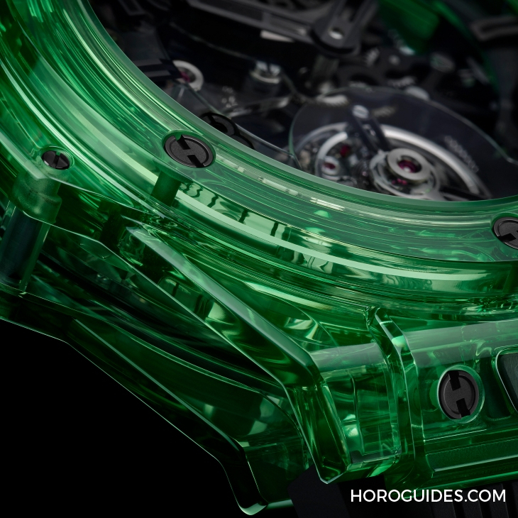 HUBLOT - BIG BANG - 429.JG.0110.RT - 2025 LVMH Watch Week速報:HUBLOT Big Bang自動上鍊陀飛輪綠色SAXEM腕錶