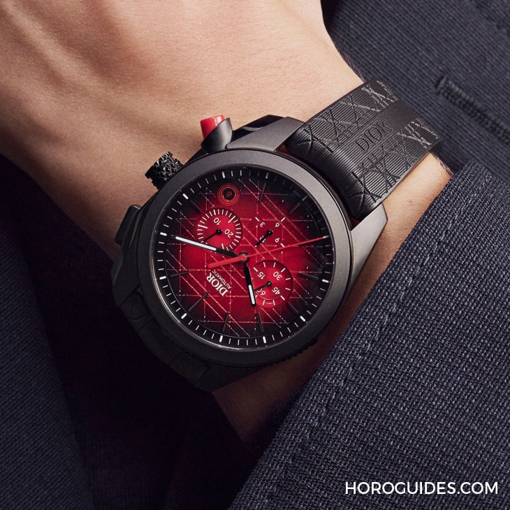 DIOR - CHIFFREROUGE - CD08461X1447 - 藤格紅韻迎春光|DIOR Chiffre Rouge 2025新錶登場
