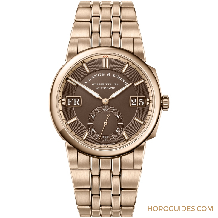 A. LANGE & SÖHNE - ODYSSEUS - 363.150 - 蜜金披身!朗格Odysseus首攜專利蜂蜜金錶殼與錶鍊耀目登場