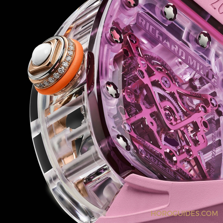 RICHARD MILLE - LIMITED EDITION - RM 75-01 - 漫遊藍寶石水晶海洋!RICHARD MILLE推出三款RM 75-01飛行陀飛輪藍寶石水晶腕錶