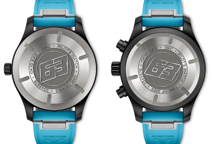 IWC - PILOT - IW389411 - 車手極速藍入作！IWC聯手與Mercedes-AMG馬石油F1™車隊車手George Russell推限量飛行雙傑