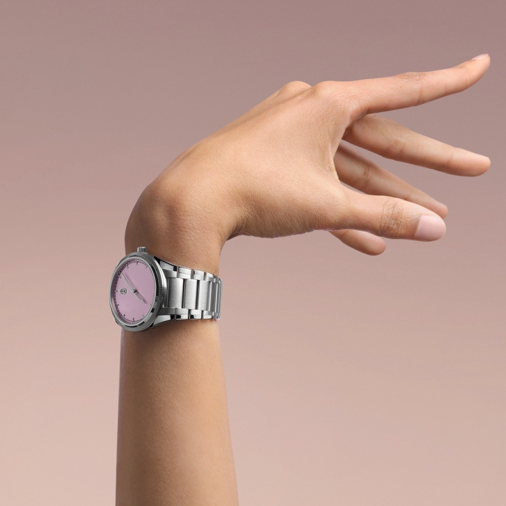 PARMIGIANI FLEURIER - TONDA - PFC804-1020007-100182 - 腕間綻放的礦物玫瑰｜PARMIGIANI FLEURIER Tonda PF Automatic 36mm Alta Rosa新款