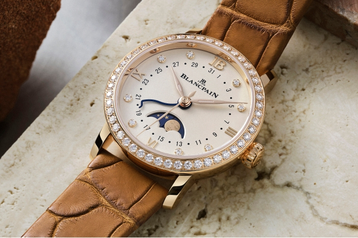BLANCPAIN - VILLERET - 6224N-1135-55B - 精巧尺寸再解鎖！BLANCPAIN Villeret Ultraplate擴充38mm新款，29.2mm精緻月相同步列陣