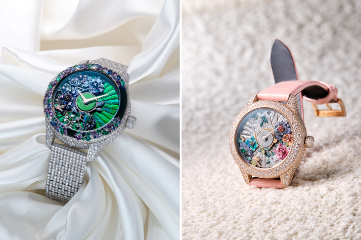 DIOR - GRAND BAL - CD153B7X1787 - 巴黎花園,在腕間靈動起舞|2026年DIOR Grand Bal與Grand Soir系列高級珠寶腕錶新作