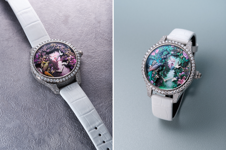 DIOR - GRAND BAL - CD153B7X1787 - 巴黎花園,在腕間靈動起舞|2026年DIOR Grand Bal與Grand Soir系列高級珠寶腕錶新作