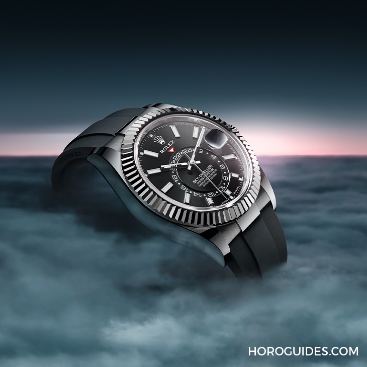 ROLEX - SKY-DWELLER - 336934-0001 - 勞力士天行者Sky-Dweller半金材質推出薄荷綠新色,玫瑰金材質搭配專屬藍綠色錶盤
