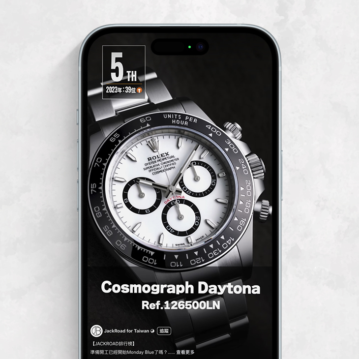 ROLEX - SUBMARINER - 126610LN-0001 - 日本Jackroad公佈2024年勞力士10大銷售排行榜