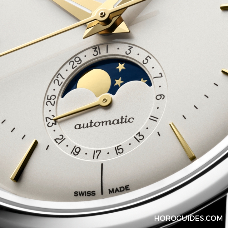 LONGINES - FLAGSHIP - L4.815.4.78.2 - 優雅美學新添月相功能｜浪琴表LONGINES Flagship Heritage月相腕錶