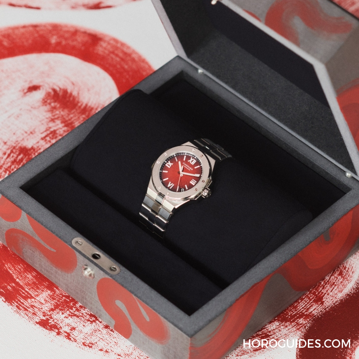 CHOPARD - ALPINE EAGLE - 298600-3025 - 聯手藝術家創盤上紅日|CHOPARD Alpine Eagle Sunburnt