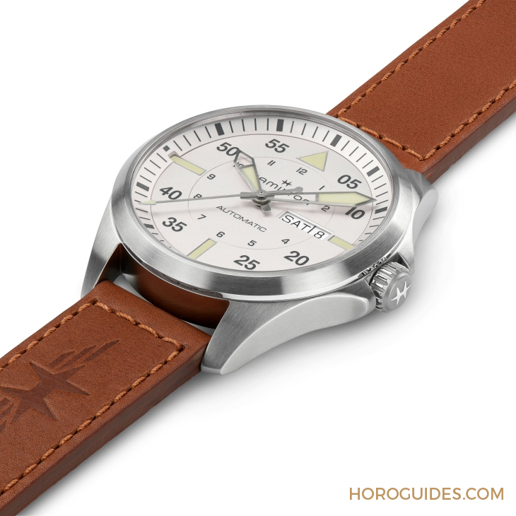 HAMILTON - KHAKI AVIATION - H64635560 - 設計微調、新增尺寸，HAMILTON  Khaki Aviation Pilot系列七款新作再現軍風