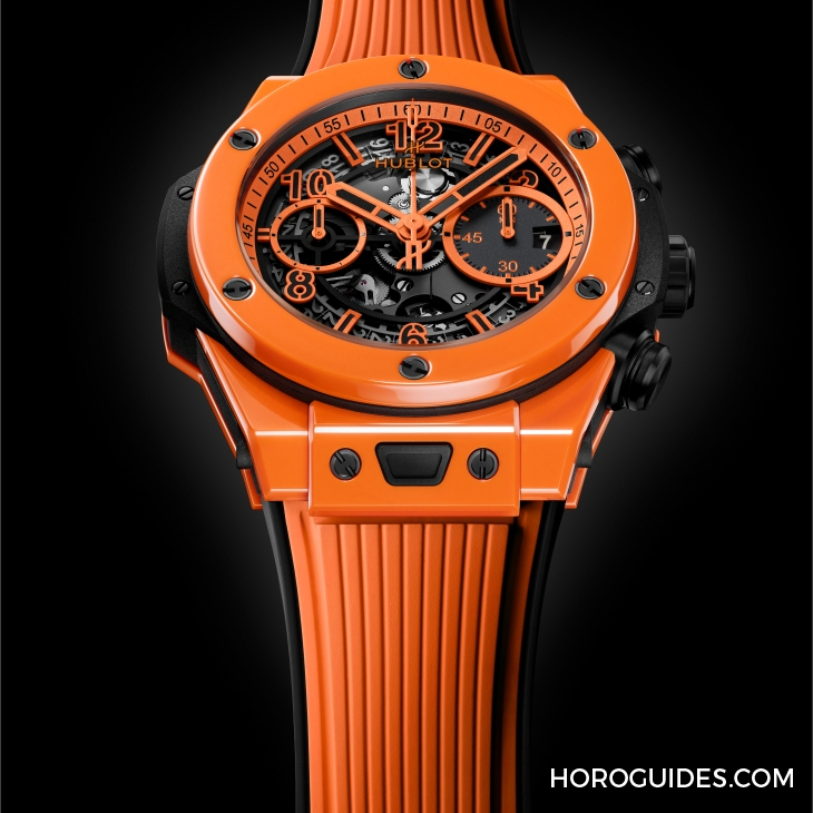 HUBLOT - BIG BANG - 441.CU.5910.RX - 今夏最時尚的色彩!HUBLOT推出全新Big Bang Unico Orange Ceramic橙色陶瓷腕錶