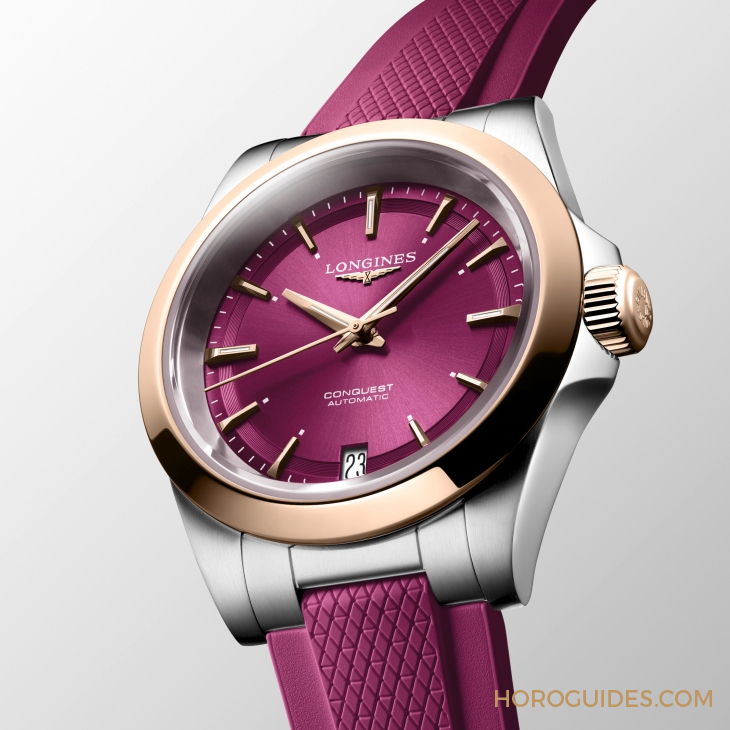 LONGINES - CONQUEST - L3.835.4.98.9 - LONGINES新款Conquest系列誌慶70周年，多尺寸與多彩列陣
