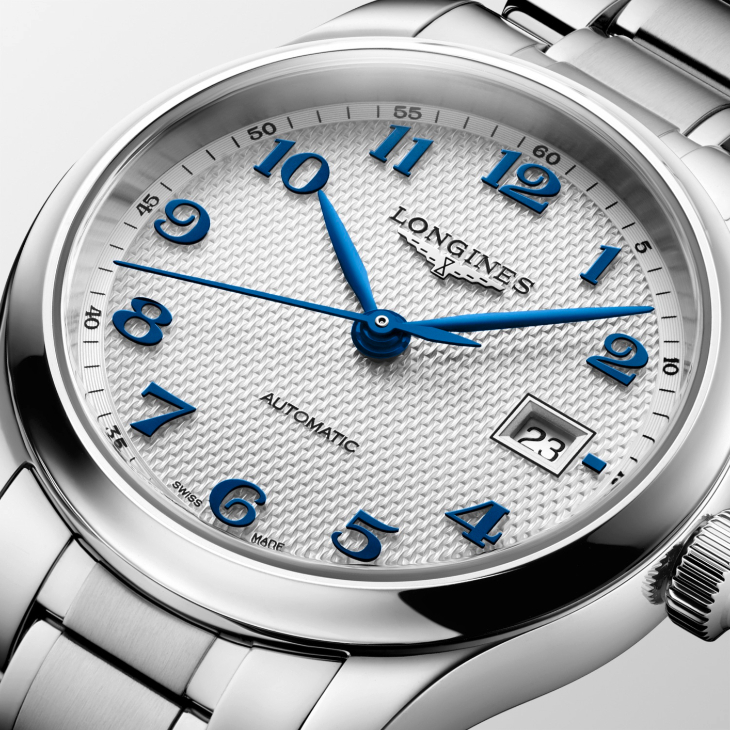 LONGINES - MASTER - L2.950.4.93.2 - 經典麥穗紋全面進化!LONGINES Master系列三針日期錶四尺寸登場