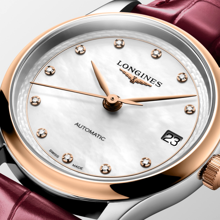 LONGINES - MASTER - L2.950.4.93.2 - 經典麥穗紋全面進化!LONGINES Master系列三針日期錶四尺寸登場